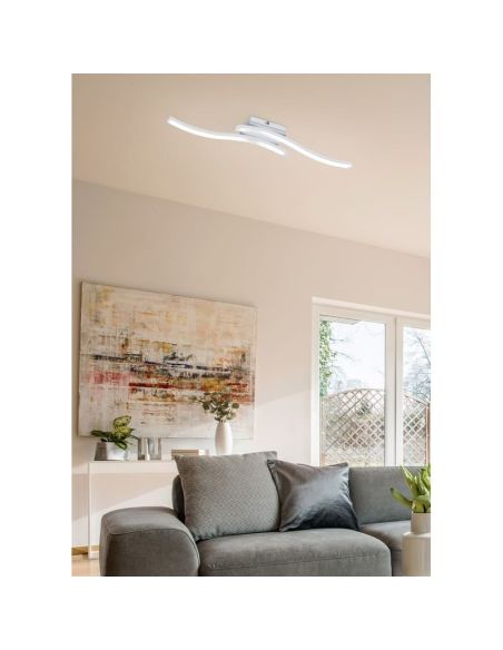 Plafón de techo moderna y minimalista LED ROUTE | LeonLeds