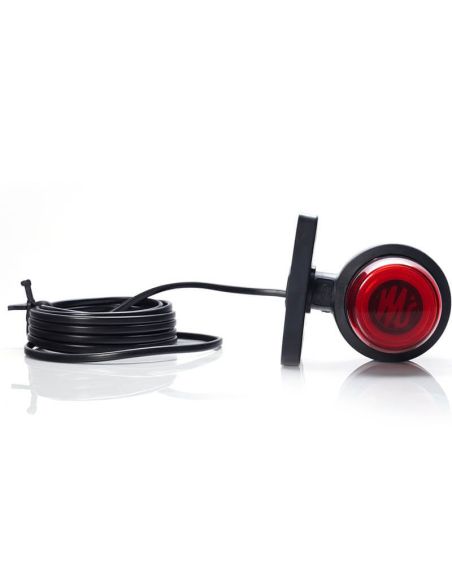 Galibo LED corto con luz Roja y Ambar lateral 2260/II R1 SM1 12V/24V con Emblema Luminoso