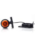 Galibo LED corto con luz Roja y Ambar lateral 2260/II R1 SM1 12V/24V con Emblema Luminoso