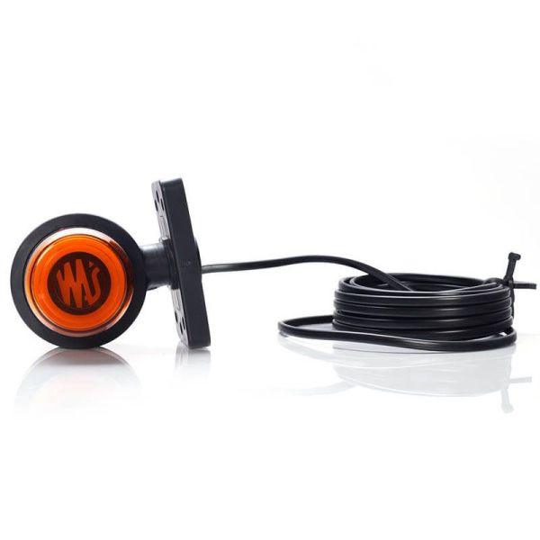 Galibo LED corto con luz Roja y Ambar lateral 2260/II R1 SM1 12V/24V con Emblema Luminoso