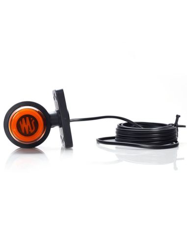 Galibo LED corto Ambar lateral 2261/II SM1 12V/24V con Emblema Luminoso Was | LeonLeds