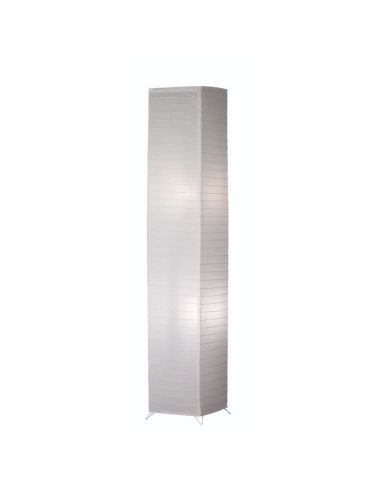 Lámpara de pie BAMBOO Pantalla de Papel Interruptor de pie | LeonLeds