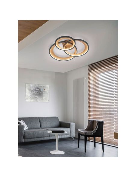 Plafón de techo LED GRANADA muy decorativo | LeonLeds