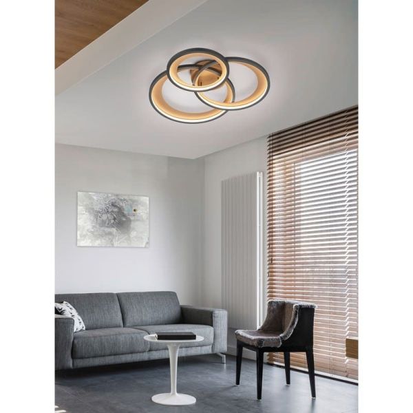 Plafón de techo LED GRANADA muy decorativo | LeonLeds