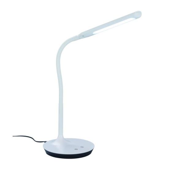 Lampe de table style Flexo LED POLO 4 niveaux de luminosité | LéonLeds