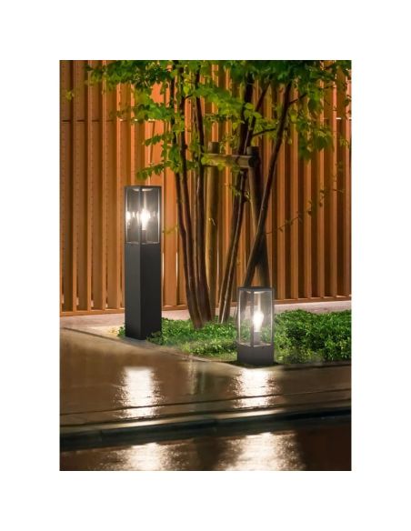 Poste para jardín y uso exterior GARONNE Sin Bombilla IP44 | LeonLeds