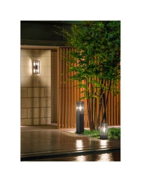 Poste para jardim e exterior GARONNE sem lâmpada IP44 | LeonLeds