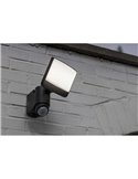 Proyector potente LED con cabezal orientable SUNSHINE con sensor de movimiento antracita PIR 5000K 12,5W/15,4W