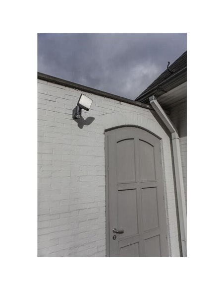 Potente projetor LED com cabeça ajustável SUNSHINE com sensor de movimento PIR antracite 5000K 12,5W/15,4W