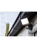 Proyector potente LED con cabezal orientable SUNSHINE con sensor de movimiento antracita PIR 5000K 12,5W/15,4W