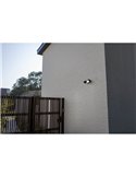 Luz de seguridad con 2 luces LED tipo bicicleta SHRIMP negro mate super potente 2450Lm 4000K