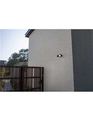 Luz de seguridad con 2 luces LED tipo bicicleta SHRIMP negro mate super potente 2450Lm 4000K