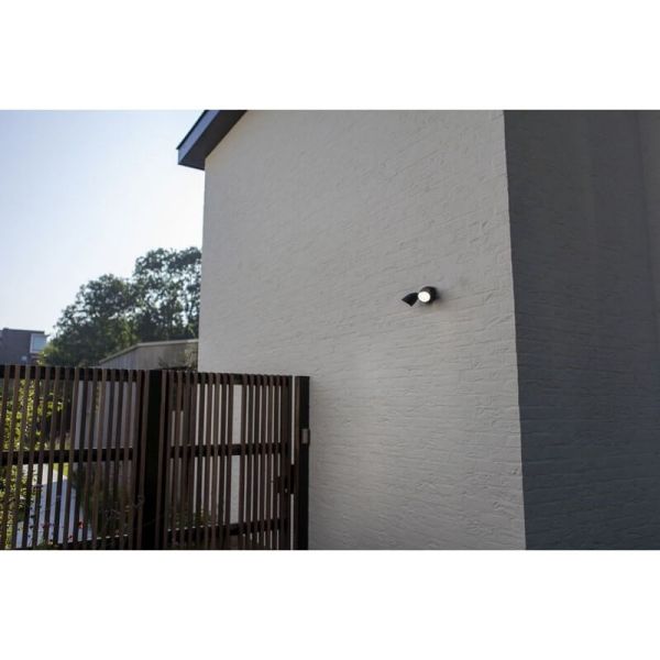 Luz de seguridad con 2 luces LED tipo bicicleta SHRIMP negro mate super potente 2450Lm 4000K