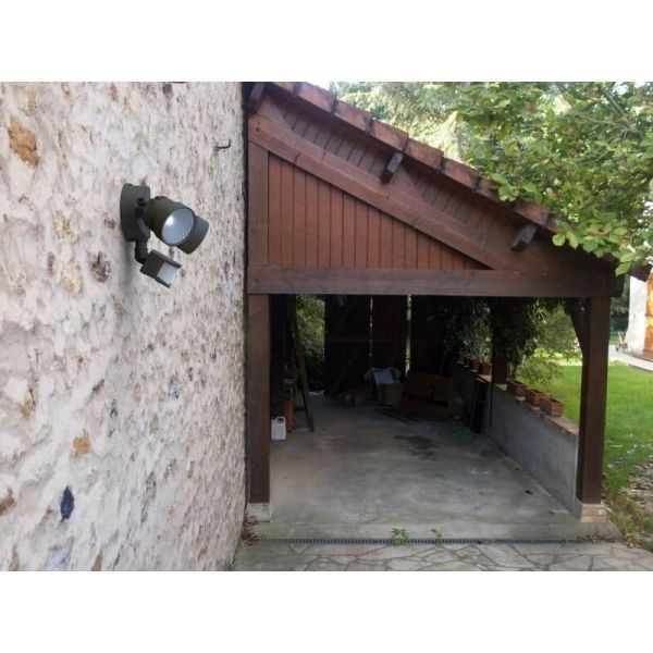 Lampe de sécurité pour vélo SHRIMP 2 LED, version améliorée, noir mat avec capteur de mouvement 5000K