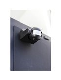 Sensor de movimiento independiente SPHERE negro mate con ángulo de 180º y 12m.