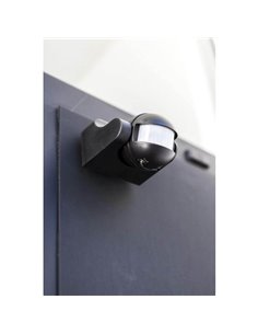 Sensor de movimiento independiente SPHERE negro mate con ángulo de 180º y 12m. 2
