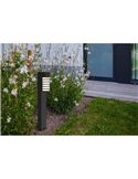 Baliza LED de exterior FULTON negro mate 40W IP54