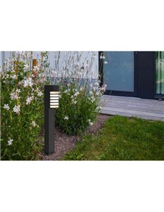 Baliza LED de exterior FULTON negro mate 40W IP54 2