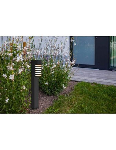 Baliza LED de exterior FULTON negro mate 40W IP54