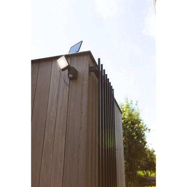 Applique d'extérieur SUNSHINE M avec panneau solaire indépendant (câble 5m) et détecteur de mouvement 5000K