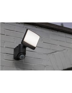 Applique d'extérieur SUNSHINE L avec panneau solaire indépendant (câble 5m) 18X20X245cm 5000K 2