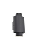 Aplique LED de pared exterior CYPRES con 2 luces up&down GU10 14W