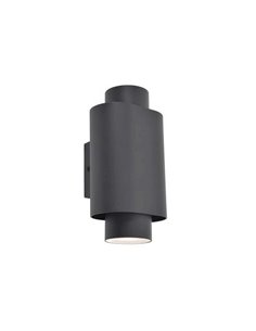 Aplique LED de pared exterior CYPRES con 2 luces up&down GU10 14W