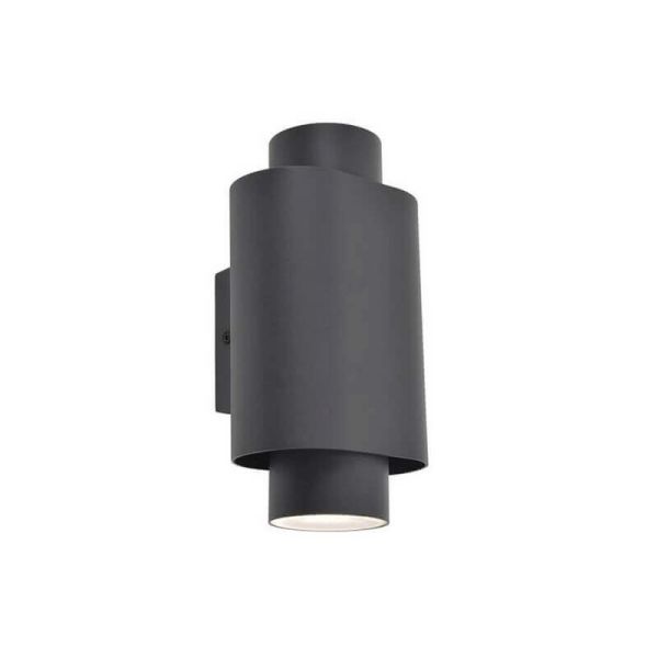 Aplique LED de pared exterior CYPRES con 2 luces up&down GU10 14W