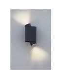 Aplique LED de pared exterior CYPRES con 2 luces up&down GU10 14W