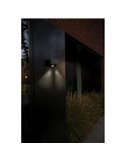 Aplique de pared LED exterior CYPRES con 2 focos orientables GU10 14W