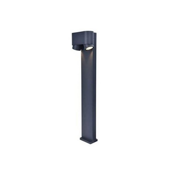 Poste de luz con 2 focos orientables LED CYPRES GU10 75cm de altura