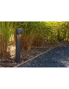 Poste de luz con 2 focos orientables LED CYPRESS GU10 75cm de altura 2