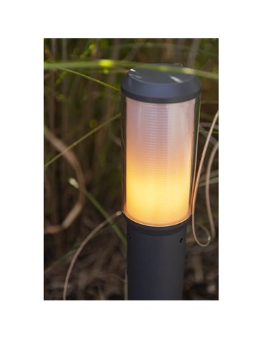 Balise d'extérieur LED HEROS avec faisceau lumineux 360º E27