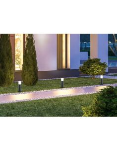 Baliza para exterior y jardín HOOSIC 30cm Color Antracita| LeonLeds 2