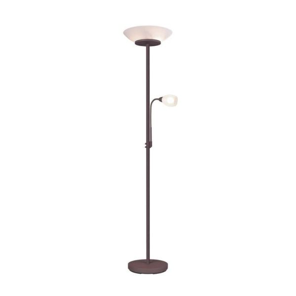 Lampadaire Bras de lecture flexible GERRY 2 Lumières Indépendantes | LéonLeds