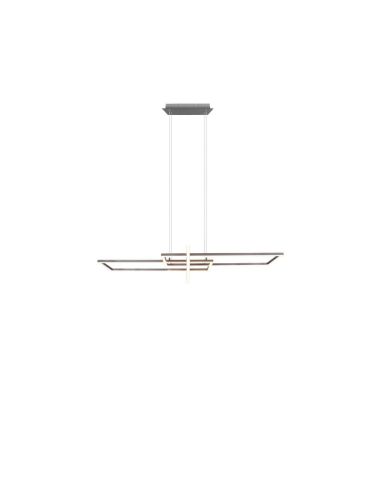 SALINAS Plafonnier LED Hauteur réglable avec support. 1x34W IP20 | LéonLeds