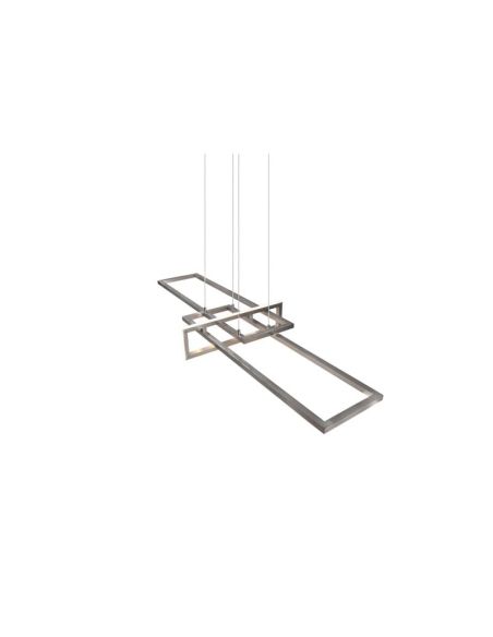 Lámpara de techo LED SALINAS Regulable altura incl. 1x34W IP20 | LeonLeds