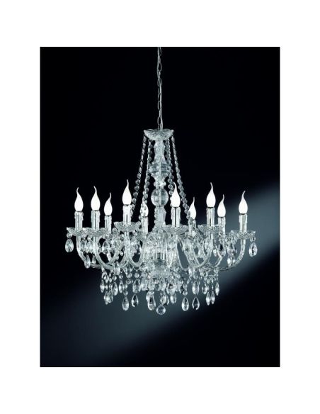 LÜSTER Lustre suspendu 10 lumières | LéonLeds