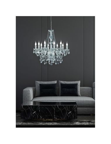 Lustre suspenso LÜSTER 10 luzes | LeonLeds