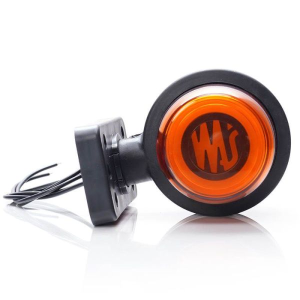 Galibo LED corto Ambar lateral 2261/II SM1 12V/24V con Emblema Luminoso Was | LeonLeds