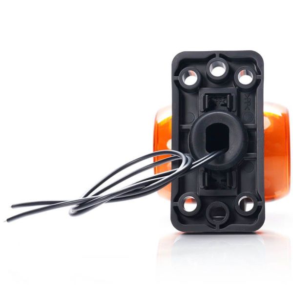 Galibo LED corto Ambar lateral 2261/II SM1 12V/24V con Emblema Luminoso Was | LeonLeds