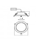 Downlight Led Basik Pro Triwhite 30W LedsFactory | Leonleds
