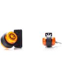Galibo LED corto Ambar lateral 2261/II SM1 12V/24V con Emblema Luminoso Was | LeonLeds
