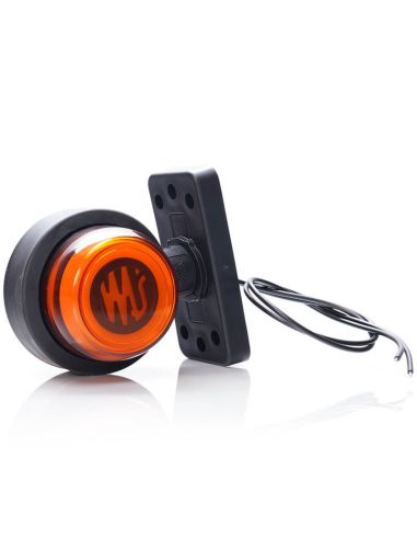 Galibo LED corto Ambar lateral 2261/II SM1 12V/24V con Emblema Luminoso Was | LeonLeds