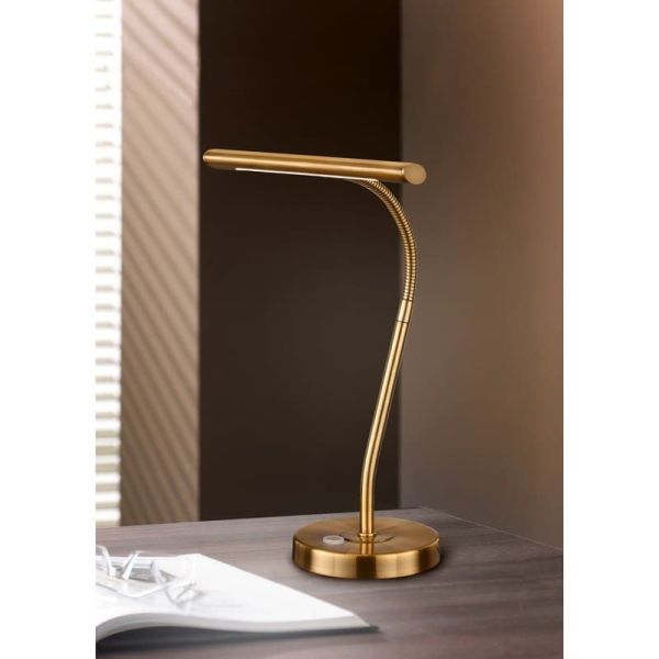 Lámpara de mesa LED CURTIS Estilo Flexo 4 niveles Función táctil | LeonLeds