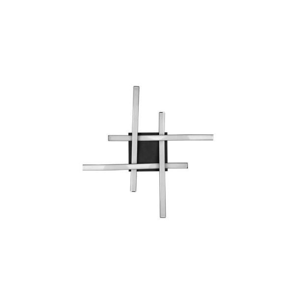 Plafón de techo LED ROUTE moderno Color Negro incl. 4xLED 5W 4000K| LeonLeds
