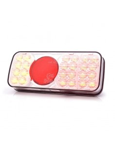 Piloto Trasero LED con cable 12v 24v Was W67LIP 3 Funciones con Reflectante | LeonLeds Iluminación