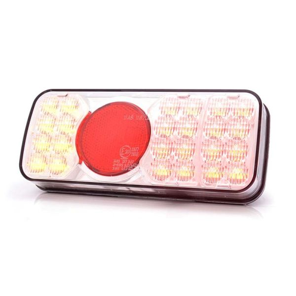 Piloto Trasero LED con cable 12v 24v Was W67LIP 3 Funciones con Reflectante | LeonLeds Iluminación