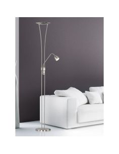 Lampadaire LED ARIZONA Variateur intégré incl. 1x20W 3000K | LéonLeds 2