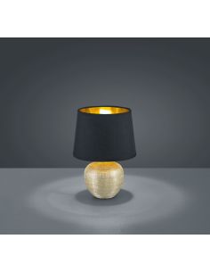 Lámpara Cerámica sobremesa LUXOR Color Oro elegante | LeonLeds 2
